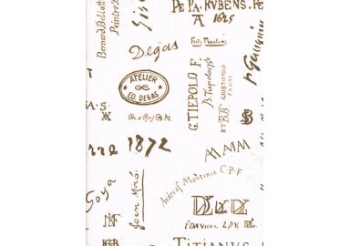 Cahier Herbin " Signatures célèbres "