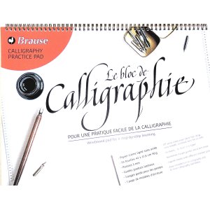 Bloc d'apprentissage de Calligraphie Brause, format A4