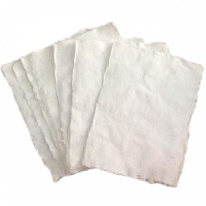 Feuille de papier artisanal "Khadi" 21 x 29,7 cm