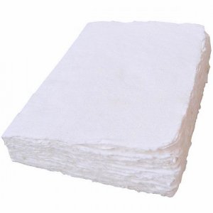 Grande " Liasse " de papier coton Blanc