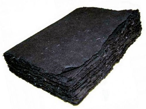 PUR COTON, papier de création 100% coton, poudre noire, 350g