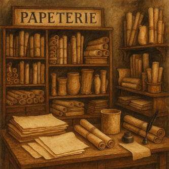 Papèterie, Papiers pour mariage, menus, diplôme,  parchemins, papyrus