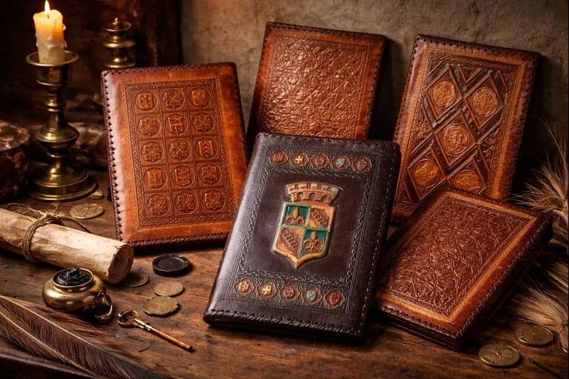 Étui de Manuscrit en cuir