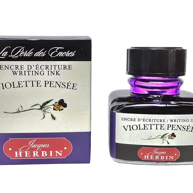 ref: 135: Encre Classique Herbin, Violette Pensée Flacon de 30 ml