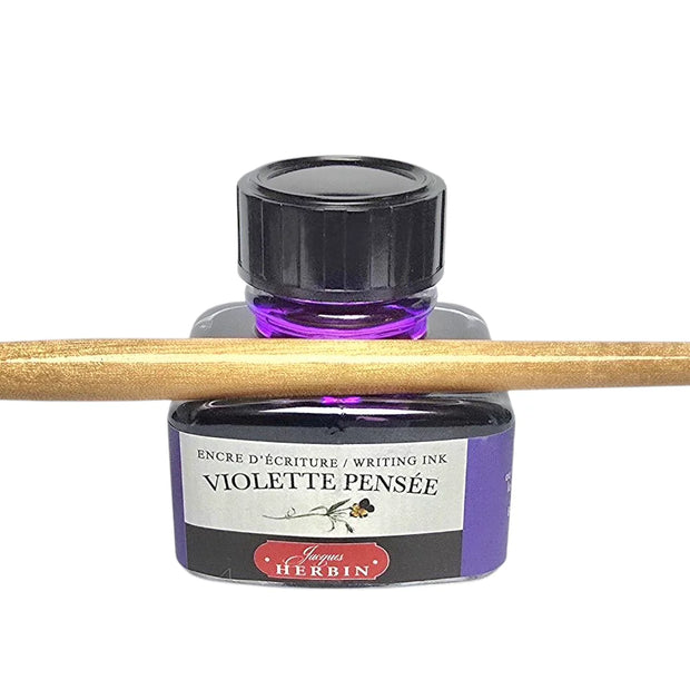 ref: 135: Encre Classique Herbin, Violette Pensée Flacon de 30 ml