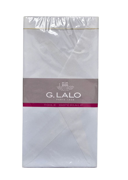 Ref:00029236-2 Paquet de 20 enveloppes gommées doublées 11x22 cm 100g, Toile impériale, Blanc