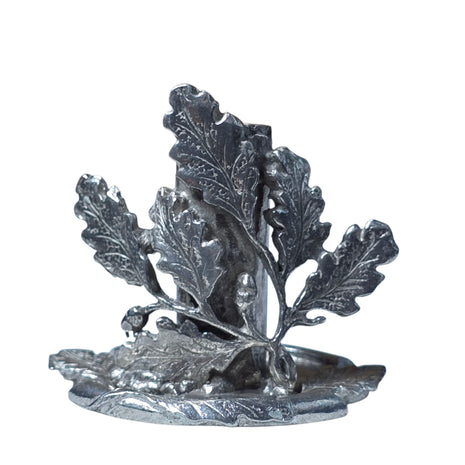 Ref : 0006321-2 Repose-plume en étain " Chêne "