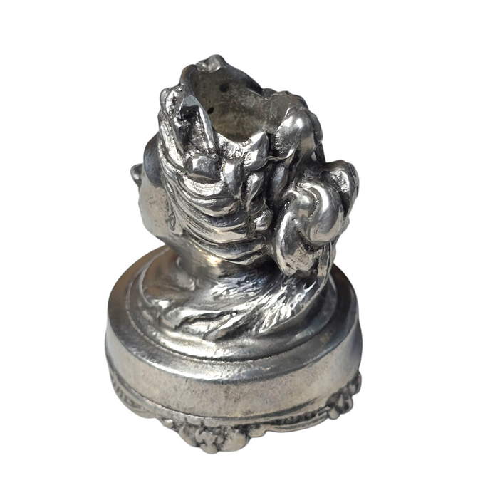 Ref : 0006321 Repose plume en étain modèle divers