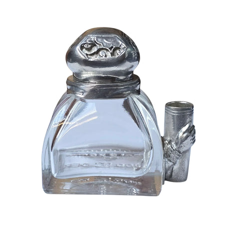 Ref : 0006562 Encrier à base carrée " Messager"