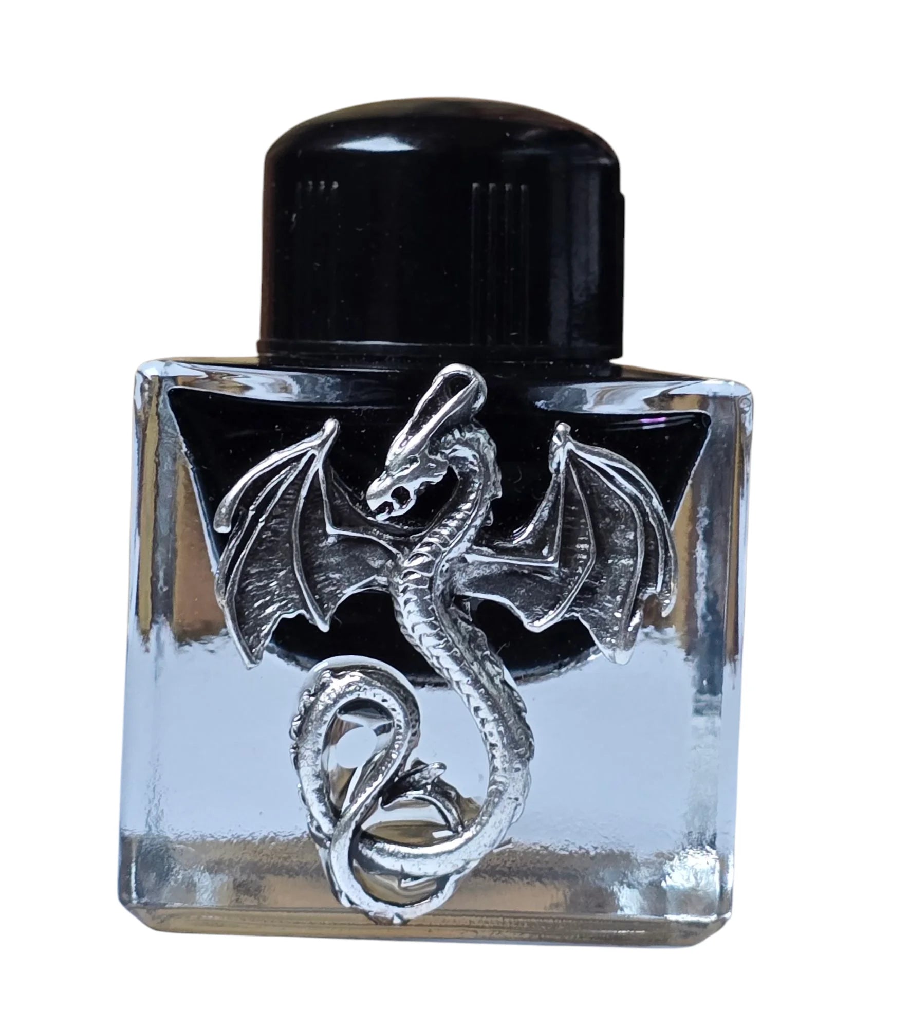 Ref: 1561: Encrier Cube Dragon, Violon, Fleurs de lys
