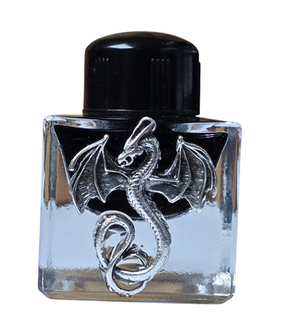 Ref: 1561: Encrier Cube Dragon, Violon, Fleurs de lys