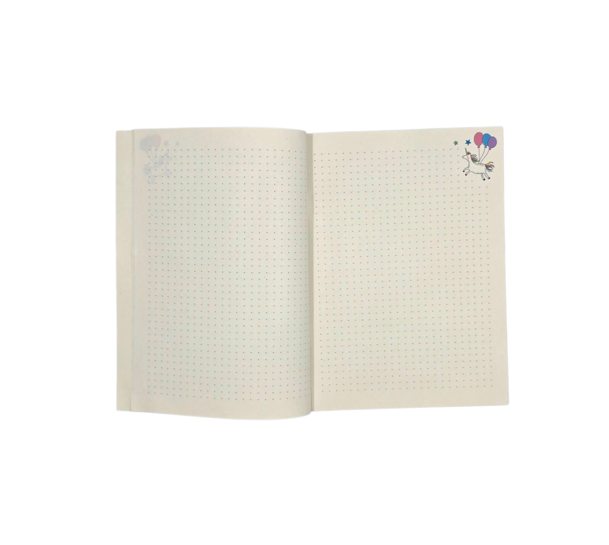 Ref : 0824 Cahier licorne ballon