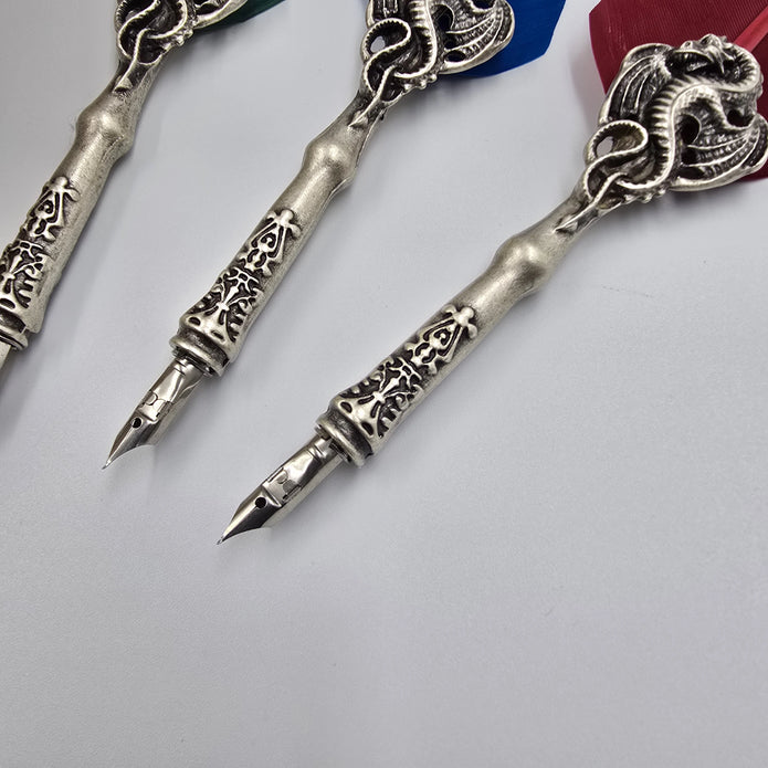 Ref 0000437 coffret plume à parement différentes couleurs