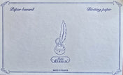 Ref: 119: Pochette de 10 buvards blanc Herbin