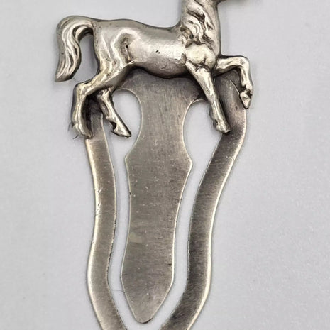 Ref: 0012531-3: Marque-page en étain "Cheval"