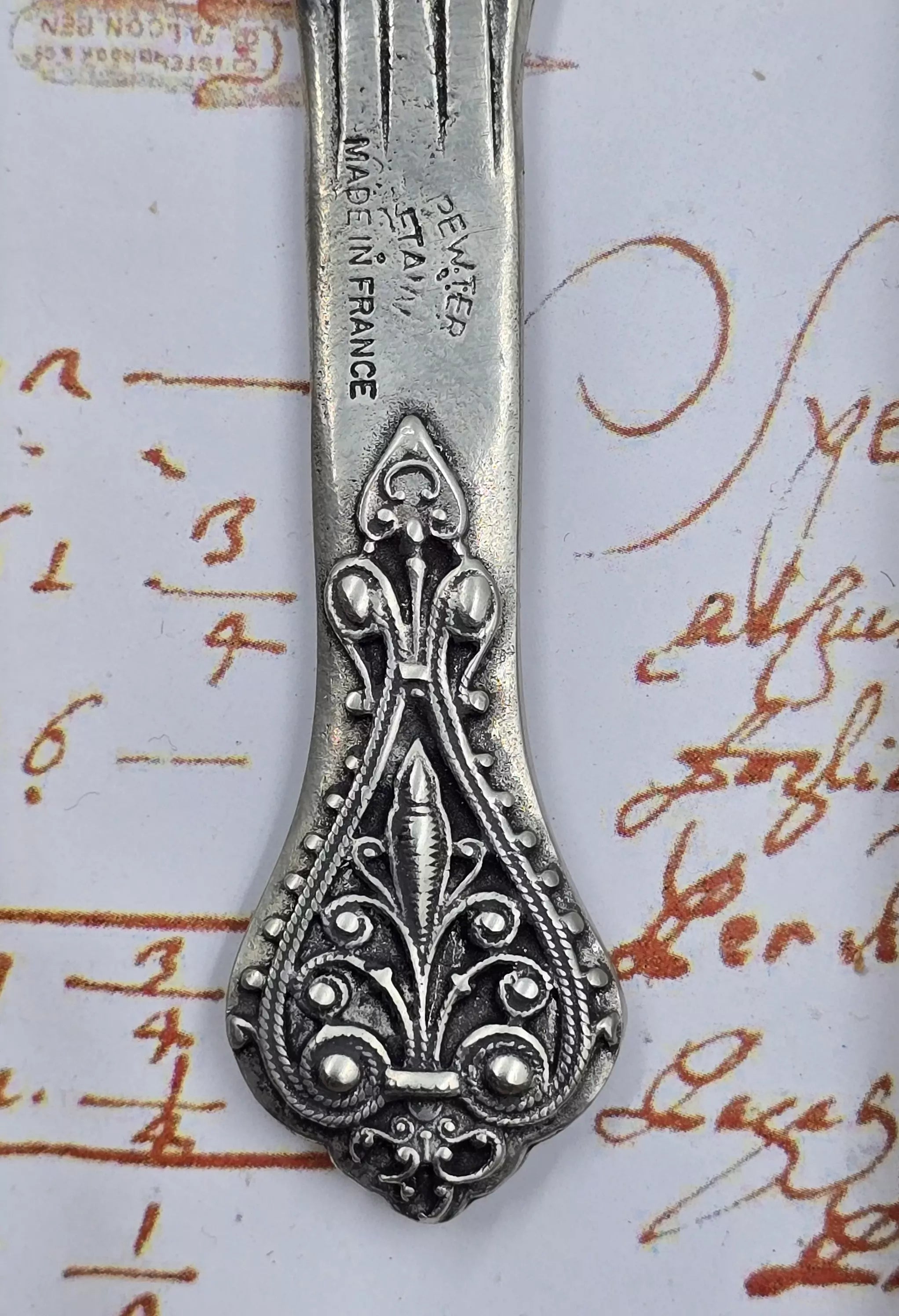 Ref: 0007923 Coupe-papier en étain 