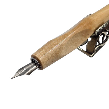 Ref: 569: Porte-plume ergonomique Herbin, en bois