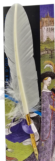 ref: 1505: Plume d'oie  " Moyen Age ", Herbin