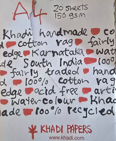 Ref: 1589 Khadi handmade paper