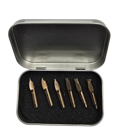 Ref: 1344-4: "Gothic" metal pen box 