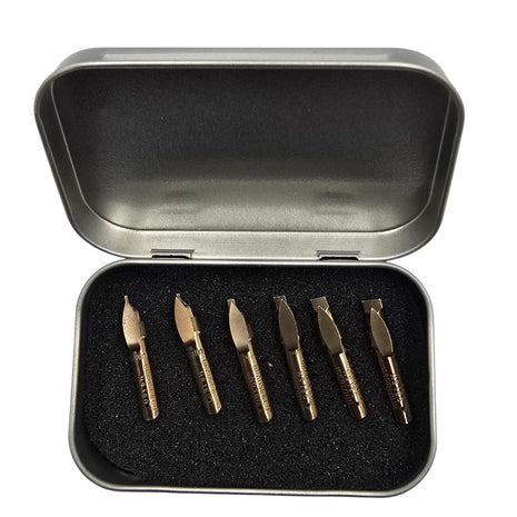 Ref: 1344-4: "Gothic" metal pen box 