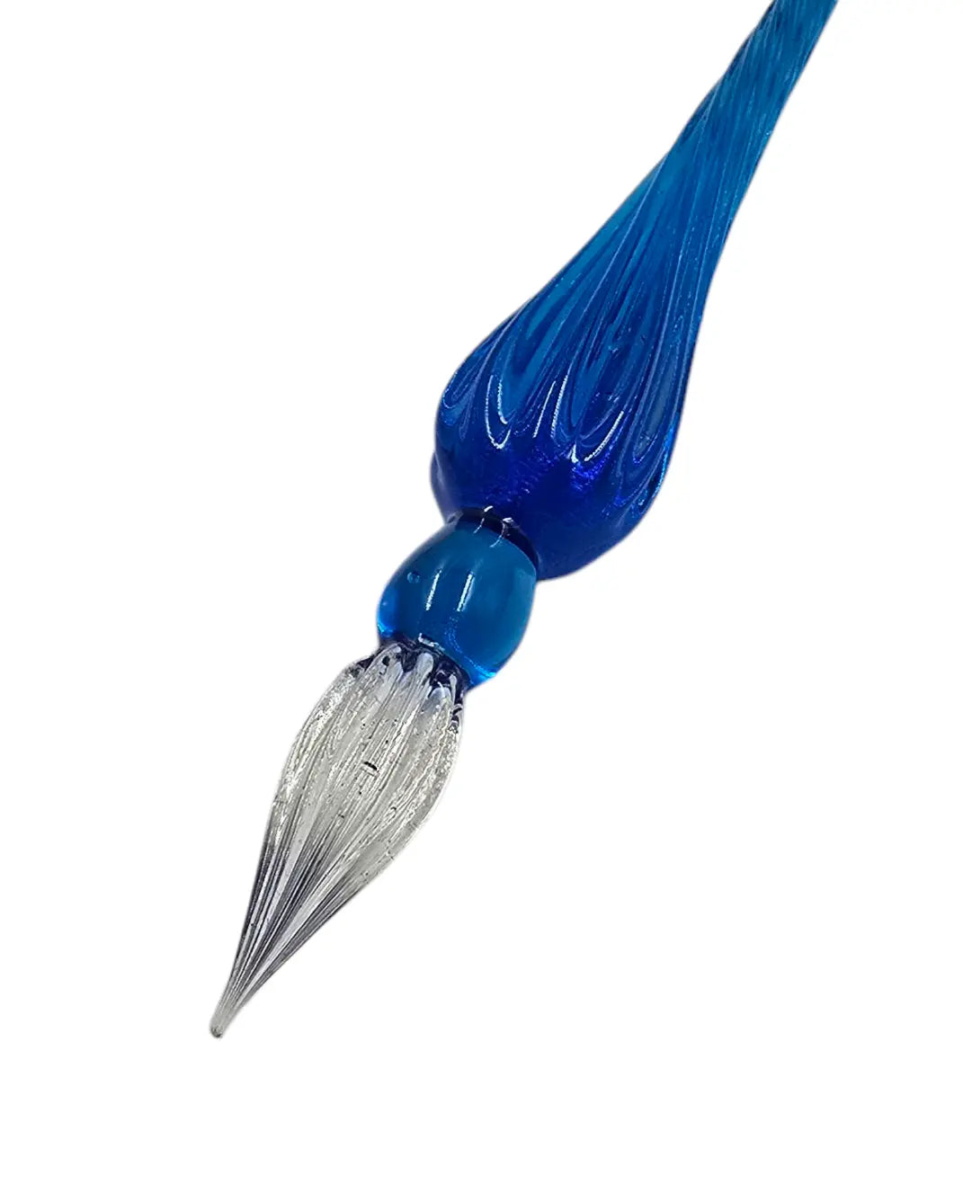 Ref: 612-2: Large round Herbin glass feather