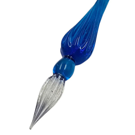 Ref: 612-2: Large round Herbin glass feather