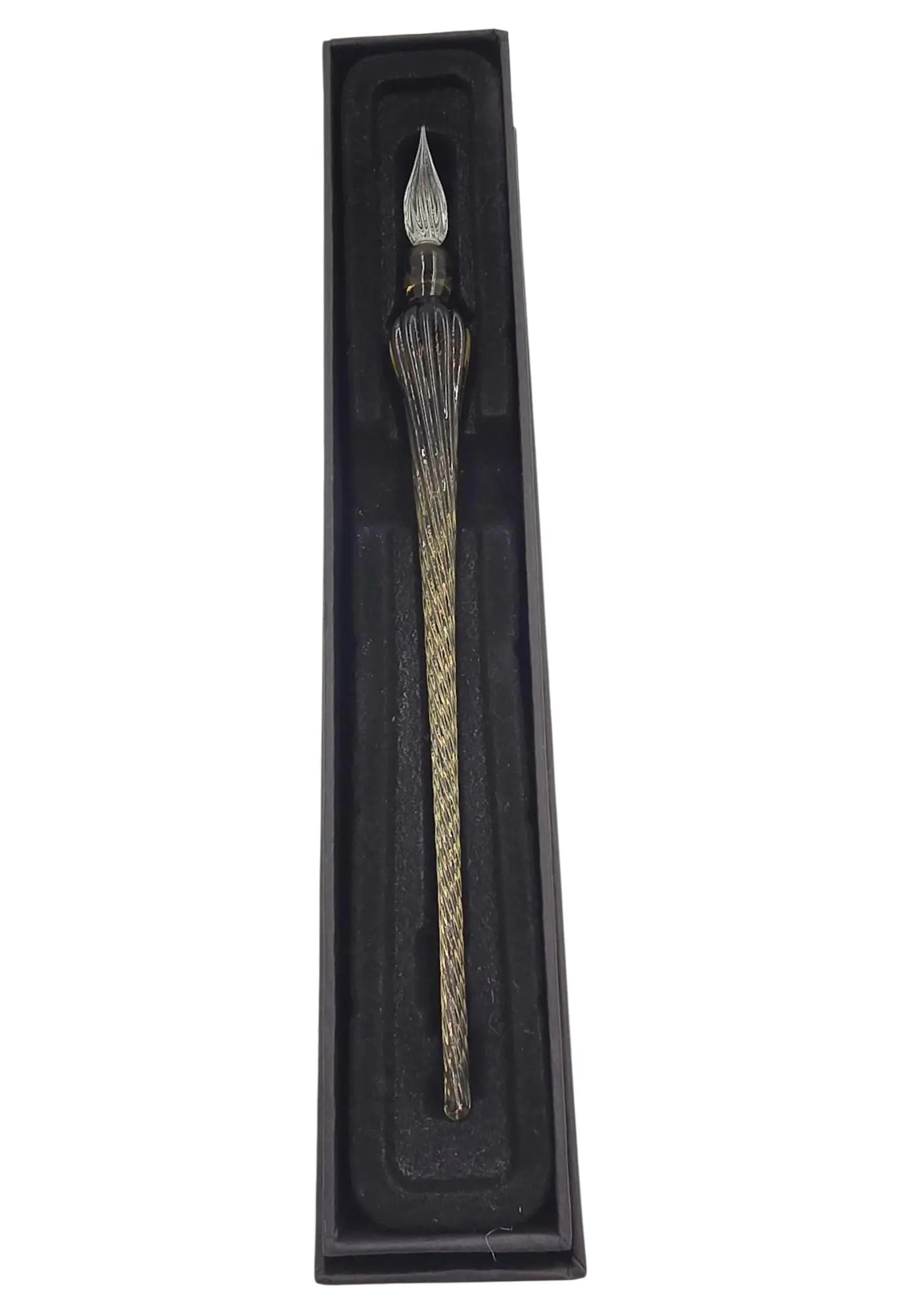 Ref: 612-2: Large round Herbin glass feather