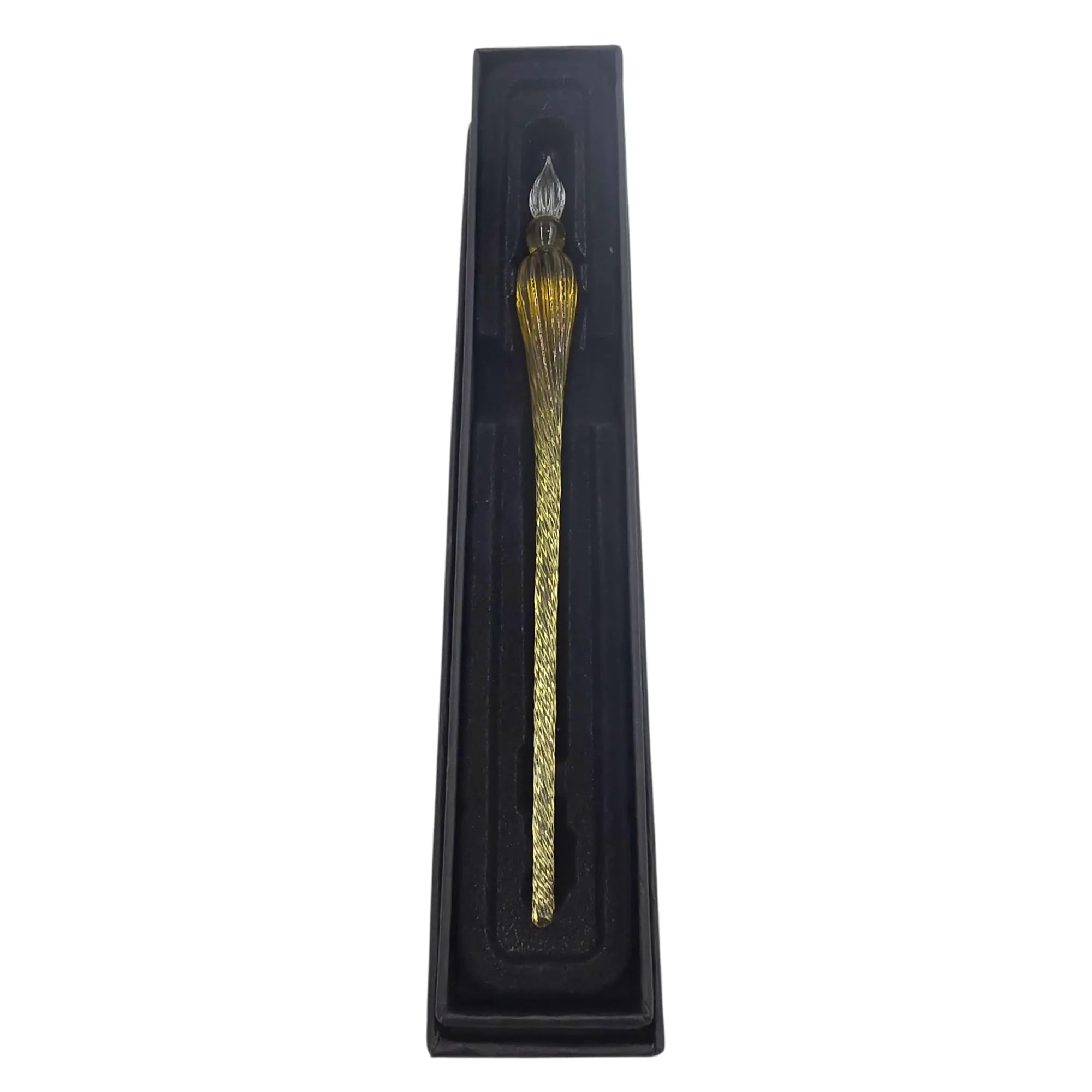 Ref: 612-2: Large round Herbin glass feather