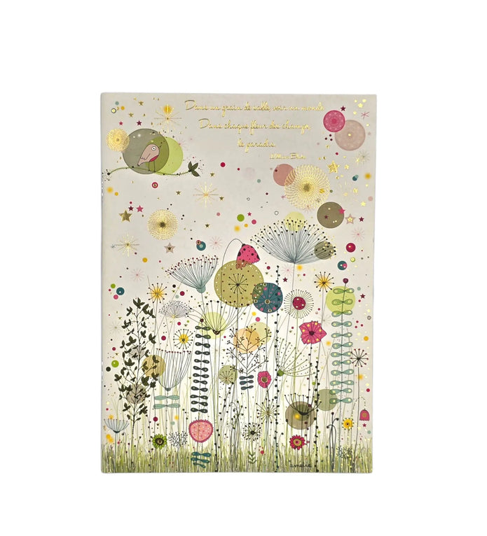 Ref : 0828 Cahier – Prairie Enchantée – Format A5