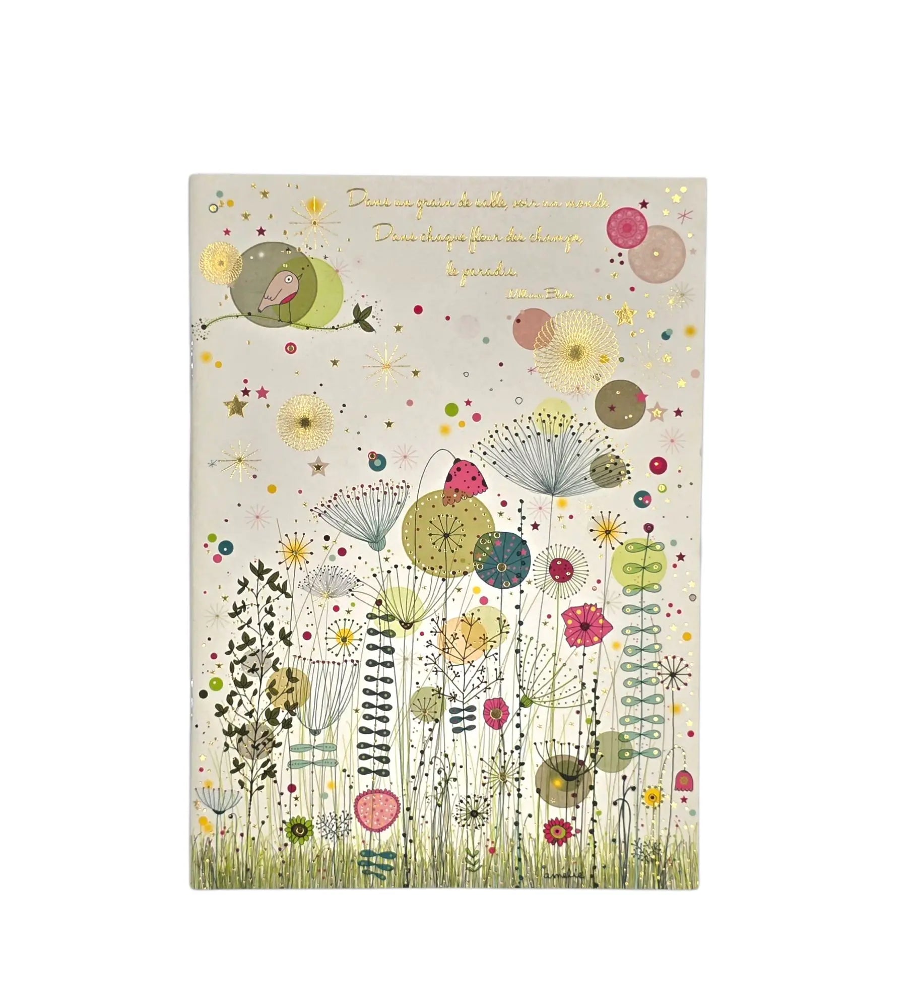 Ref : 0828 Cahier – Prairie Enchantée – Format A5