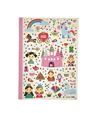Ref : 0827 Cahier d'écriture château et princesse