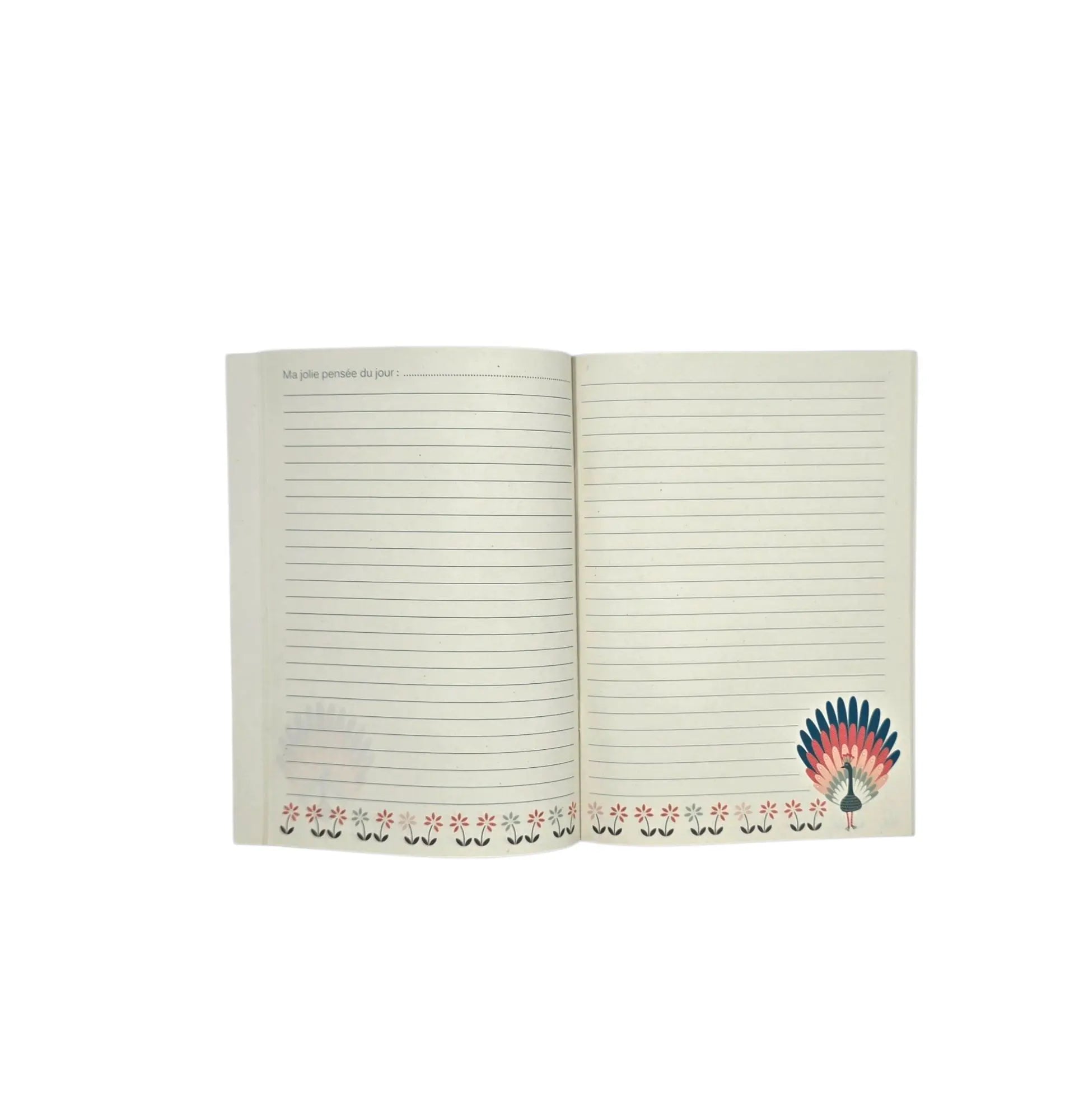 Ref : 0829 Cahier Paon des pensées