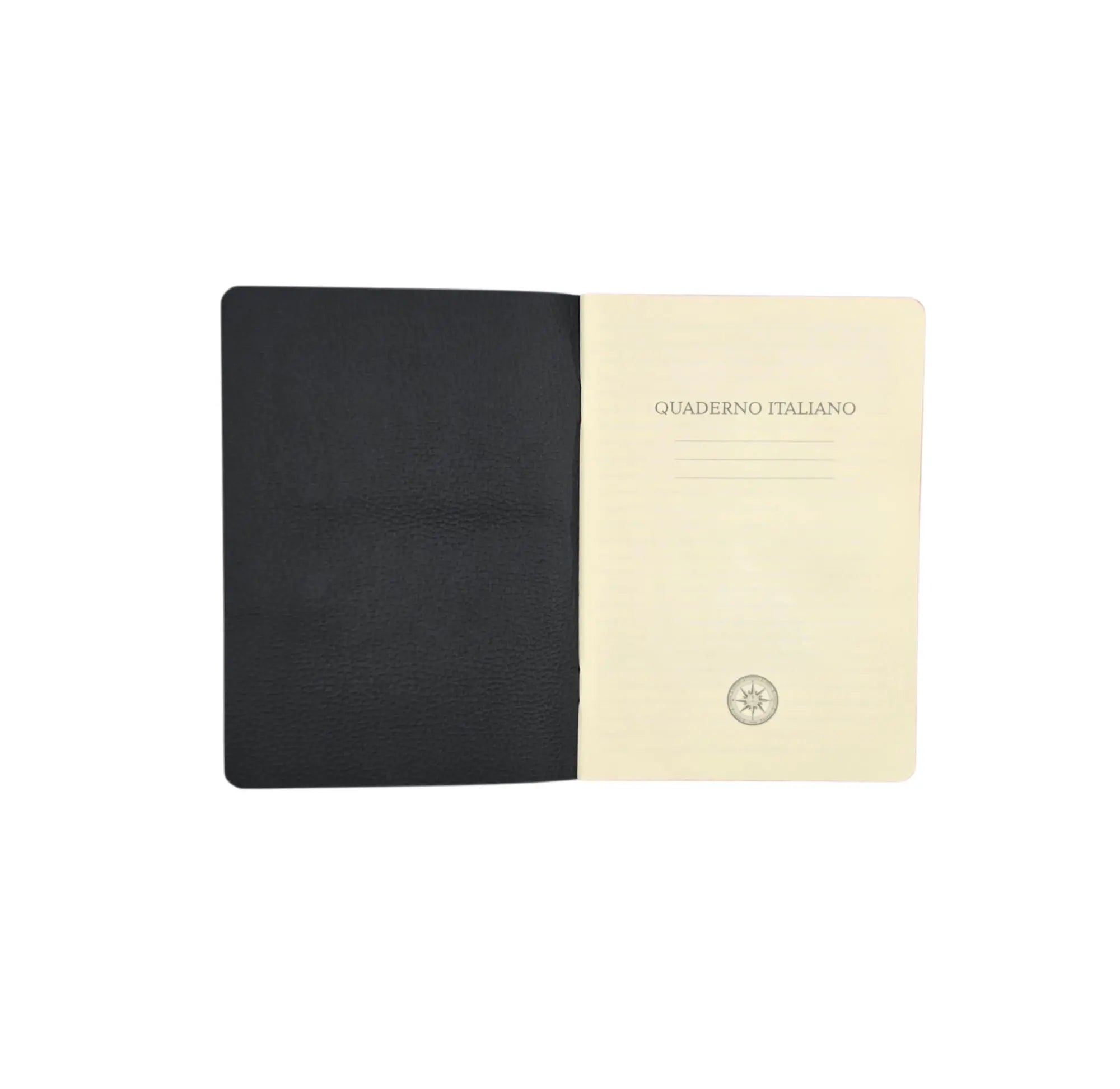 Ref : 0833 Cahier noir QUADERNO ITALIANO– Format A5