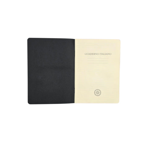 Ref: 0833 QUADERNO ITALIANO black notebook – A5 format