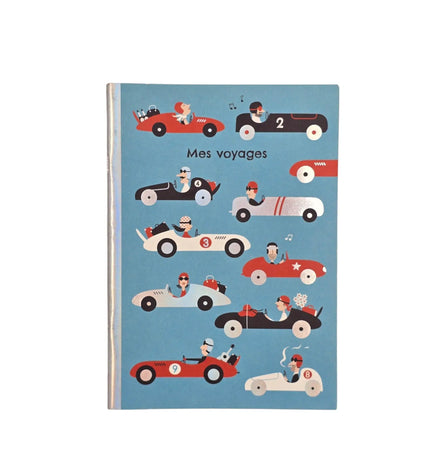 Ref: 0834 Notebook “My Travels” – Vintage Cars – A5 Format