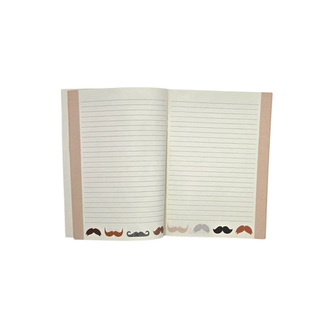 Ref: 0835 Illustrated mustache notebook