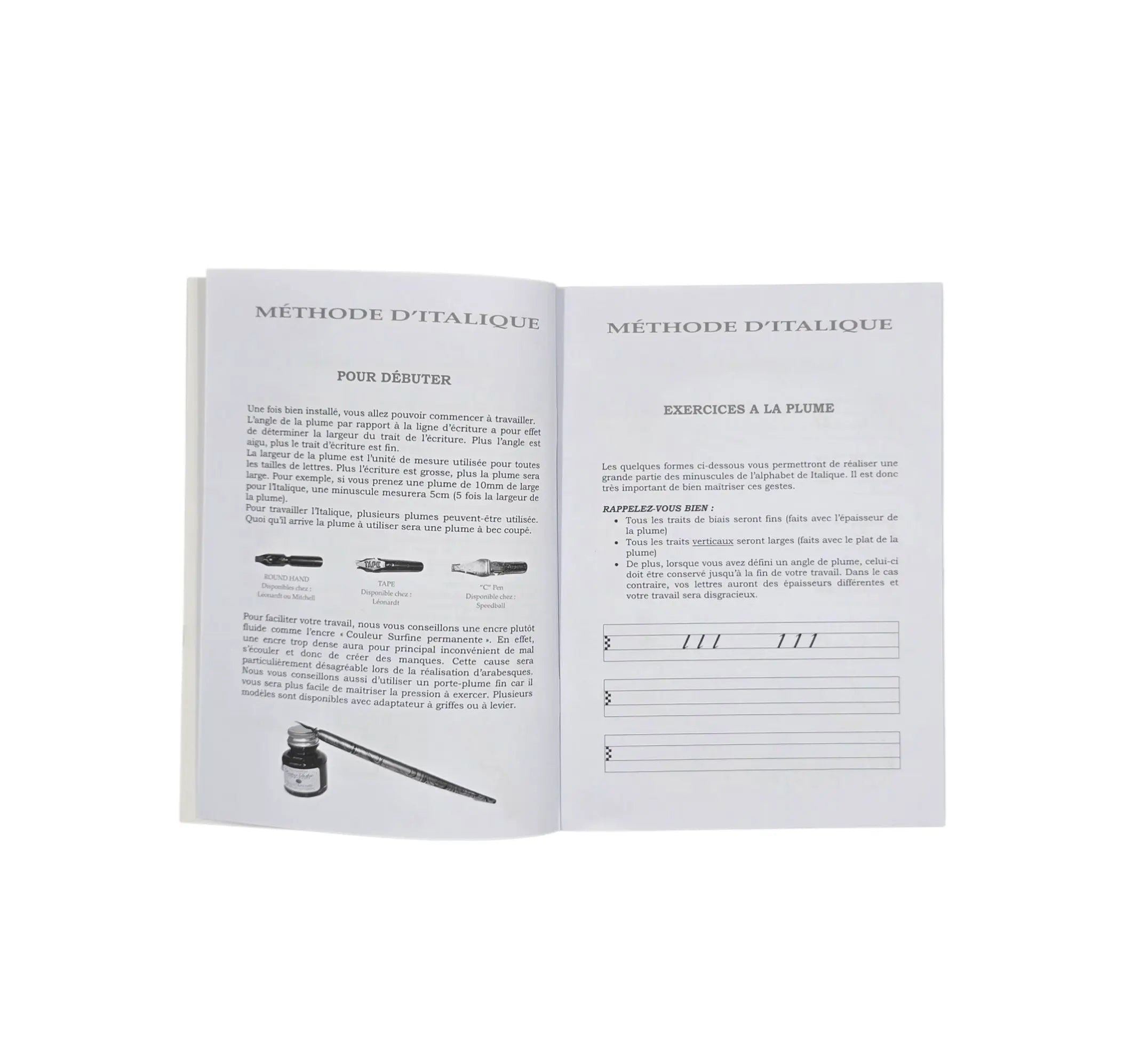 Ref : 0838 Cahier d'apprentissage de L'italique