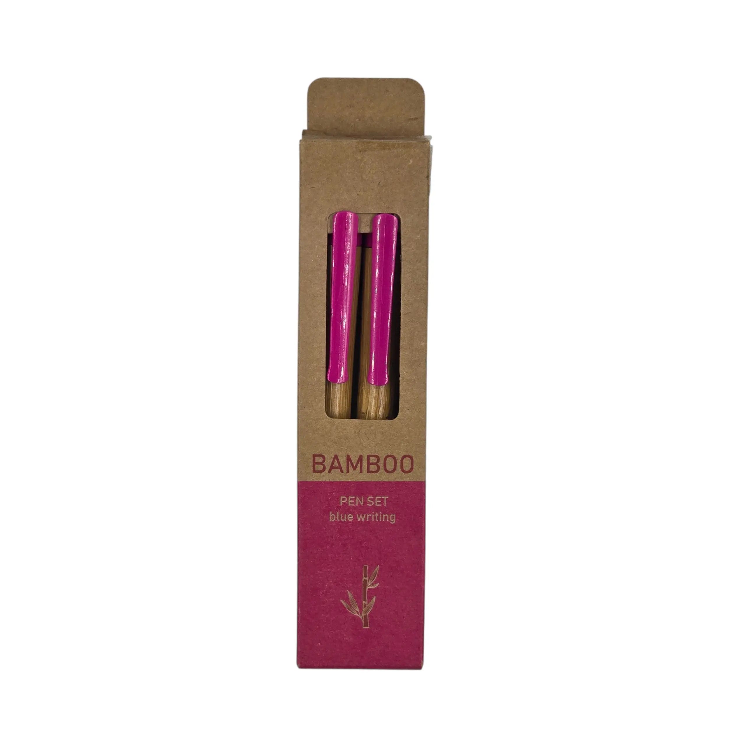 Ref : 0002436 Set de stylos en Bambou pointe fine