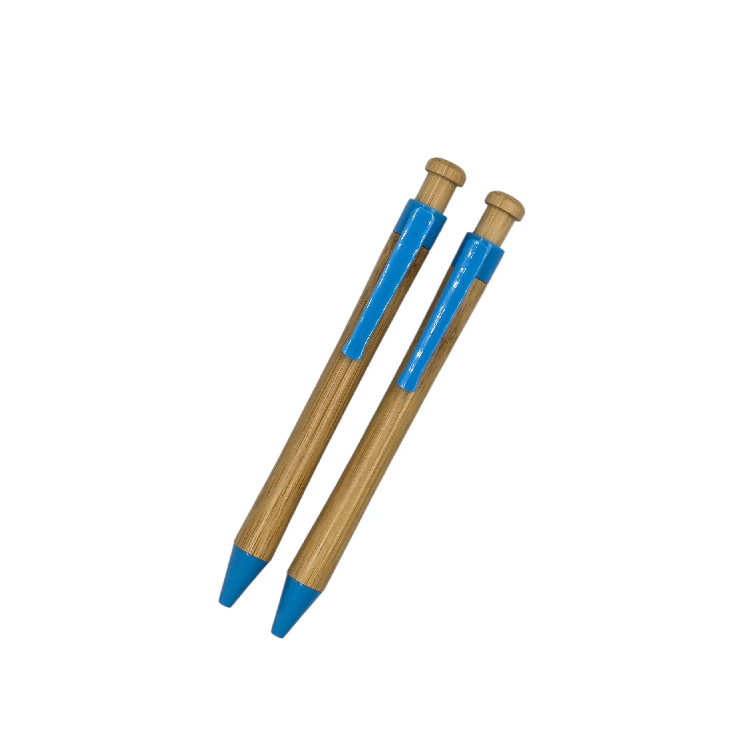 Ref : 0002436 Set de stylos en Bambou pointe fine