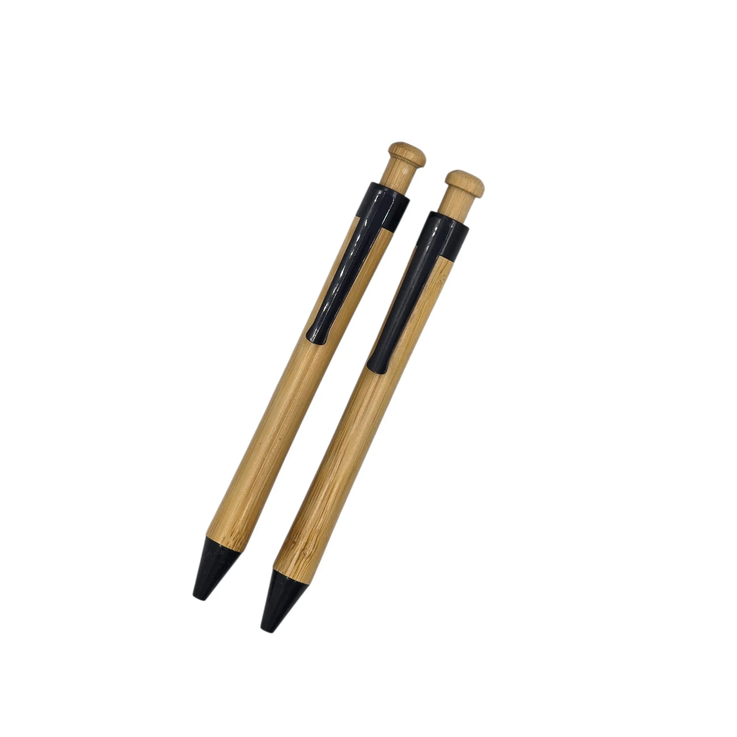 Ref : 0002436 Set de stylos en Bambou pointe fine