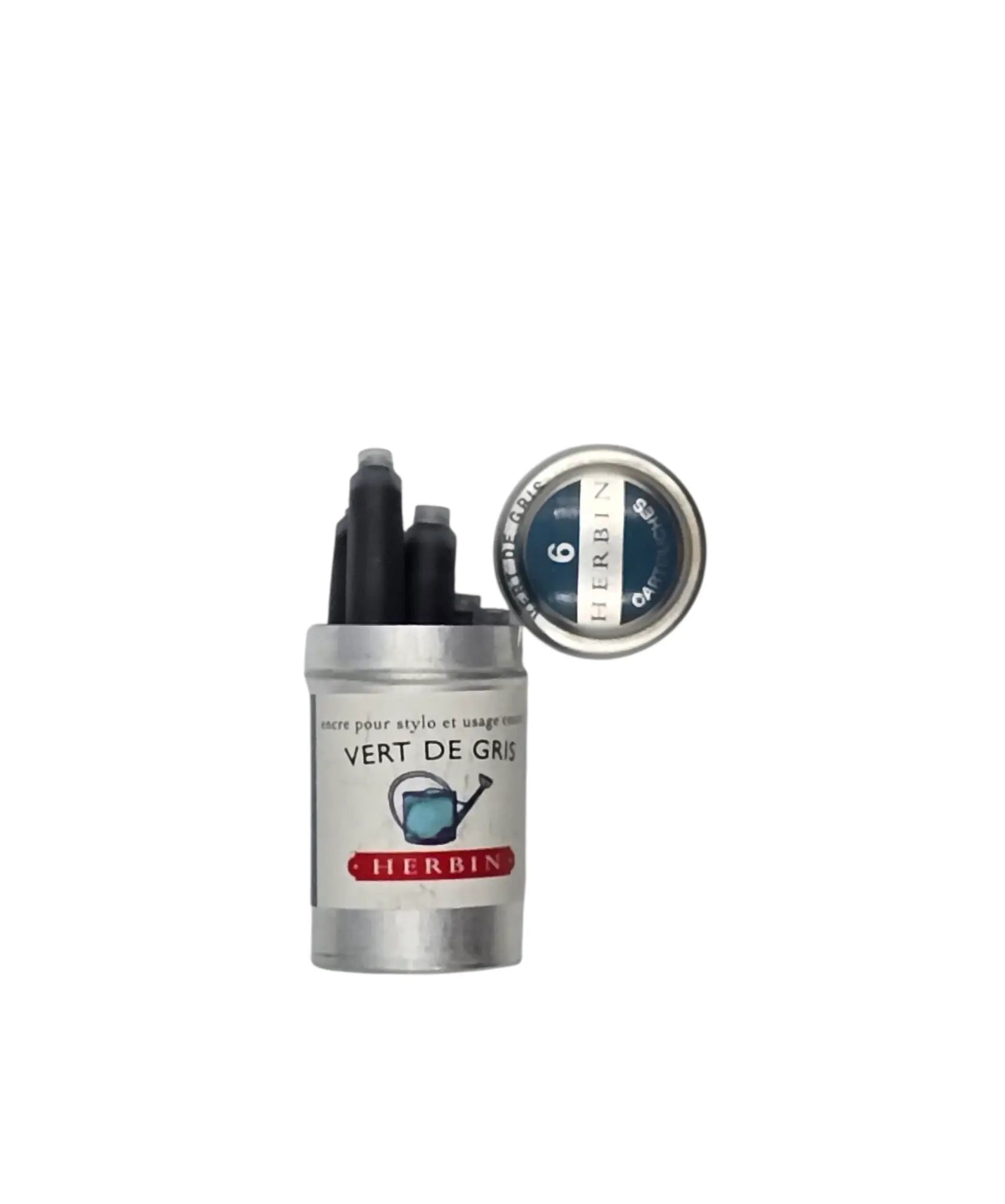 Ref: 143: Box of 6 Herbin ink cartridges for classic fountain pens 