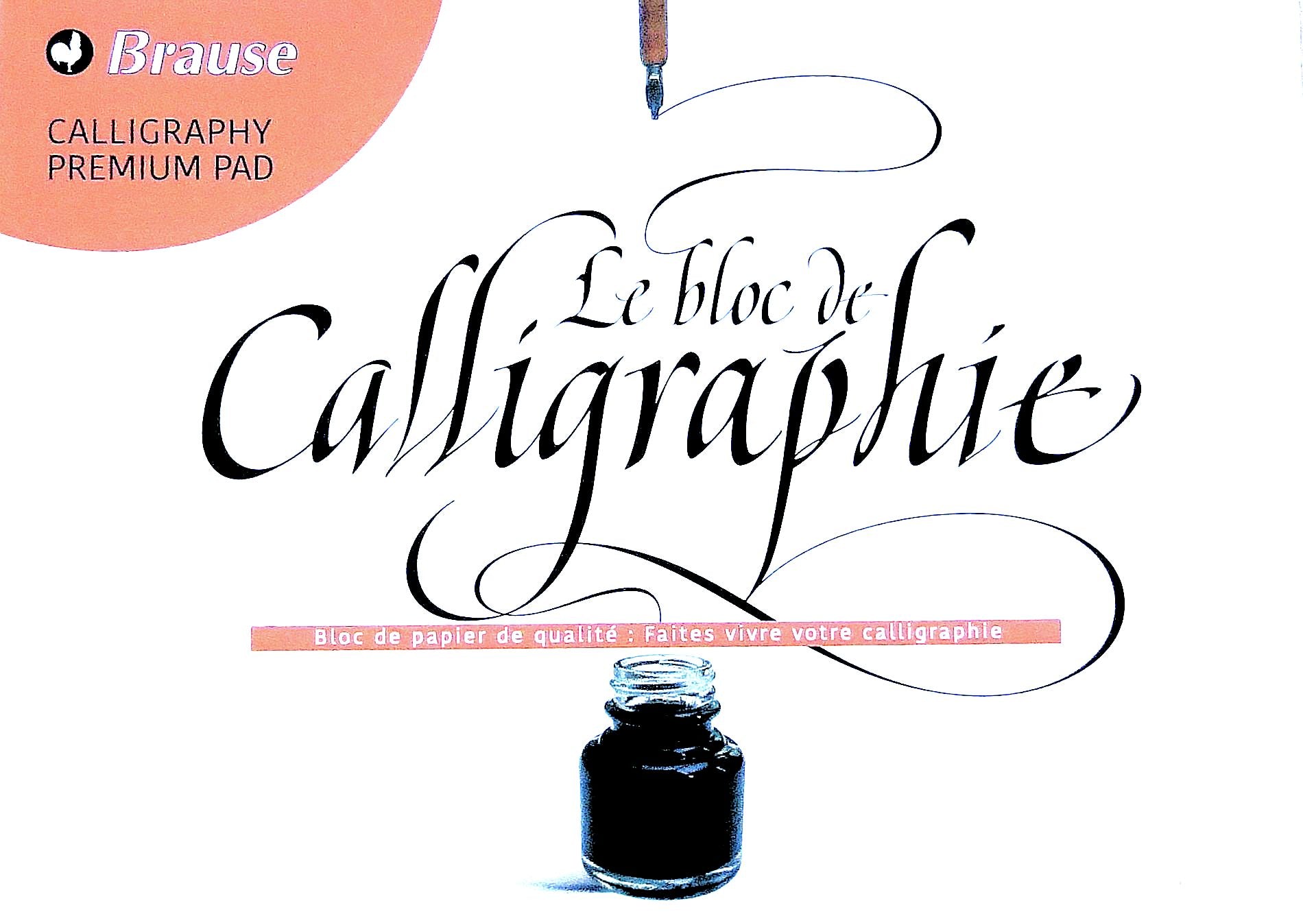 Ref: 866-1: Bloc de Calligraphie Brause, format A5 
