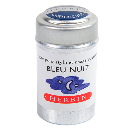 Ref: 143: Boite de 6 cartouches d'Encre Herbin pour stylo-plume classique