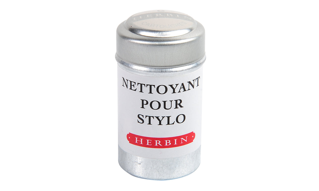 Ref: 143-5: Boite de 6 cartouches de Nettoyant Herbin pour stylo-plume