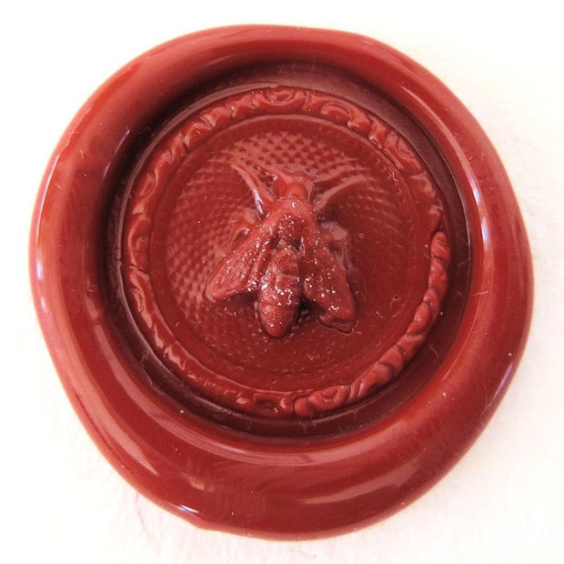 ref: 0006190 Sceau artisanal en étain " Abeille "