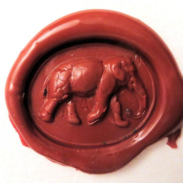 0006242-3 Sceau artisanal en étain "Eléphant"