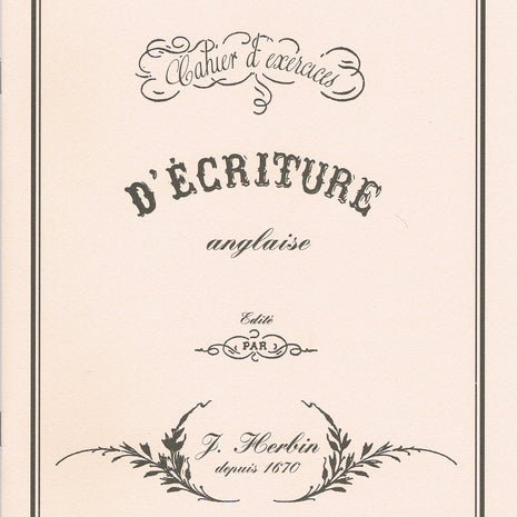 Ref 178: Cahier d'exercices Herbin