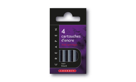 Ref: 143-4: Cartouches d'encre pour feutres et pinceaux rechargeables Créapen