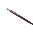 Ref : 0012612 Porte-plume en bois avec motif métallique